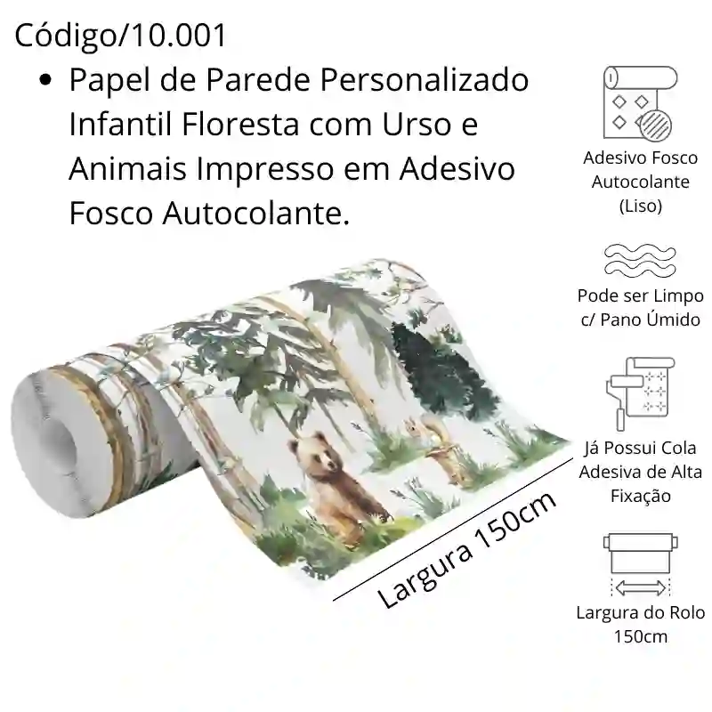 Papel de Parede Infantil & Lúdico — Estampa 10001